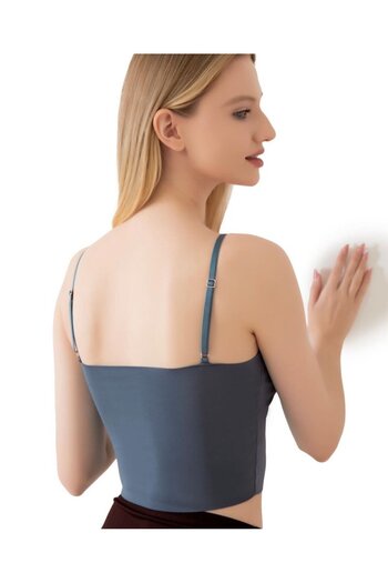 İntive Lingerie Тонкі бретелі, без швів, V-подібний виріз, не залишає слідів, бюстгальтер/кроп-топ