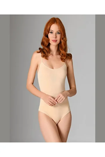 İntive Lingerie NBB V-neck Slim Strap Body with Snap Fasteners -2935