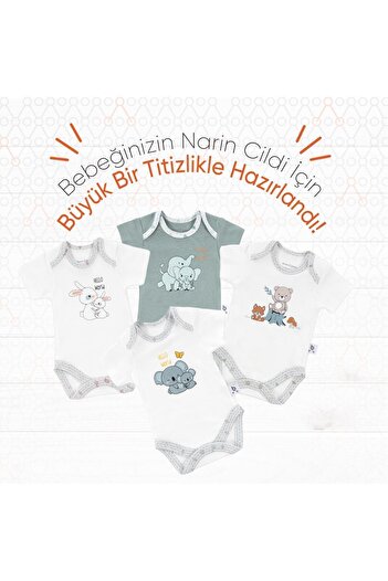 Gezenbebe Hero Bebekler Için Kısa Kol Body Elephant