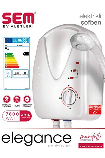 SEM Elegance Elektrikli Şofben