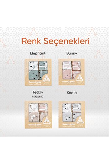 Gezenbebe Hero Bebek Hastane Çıkış Seti 6 Parça Bunny