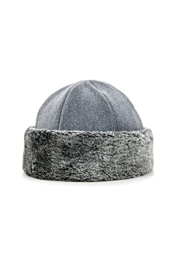 İhvan Gray Ertugrul Börk Hat - Stamped Börk Beret