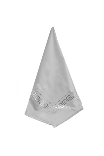 İhvan Panel Patterned Gray Blanket