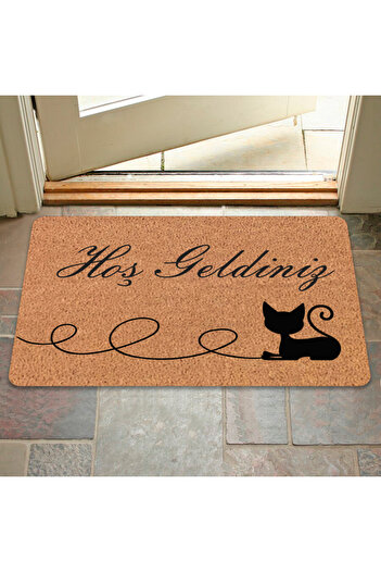 M&H Quality Modern Digital Printed - Welcome Written Mat, Non-Slip Base and Hooded Knitted Blouse