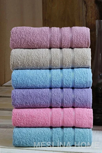 kelebektekstil Meslina Home - Set of 12 Economical Barber Hairdresser Towels