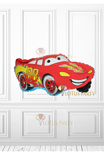 LOTUS PARTY Mcqueen Lightning Car Foil Balloon - Licensed Product 1 Piece