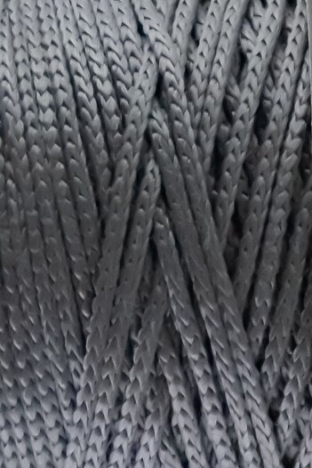 Yüncü Nihat 200 gr - 200 Mt - 2.5 Mm Antrasit (752) Polyester Makrome Ipi Çanta Ipi Supla Ipi Örgü Ipi