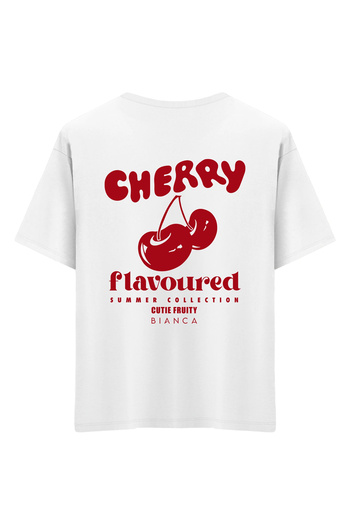 Mounte Bianca Unisex Cherry - Μπλουζάκι Oversize