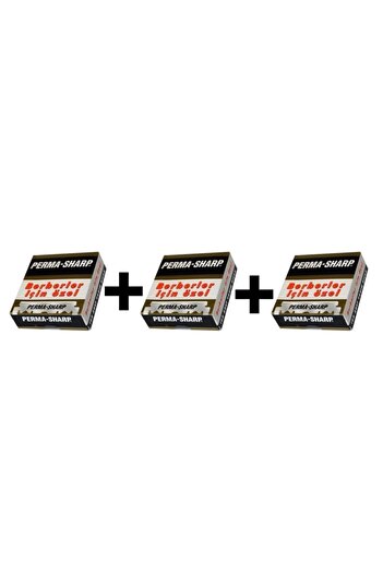 Permasharp Barber Razor 100 Pieces Set of 3