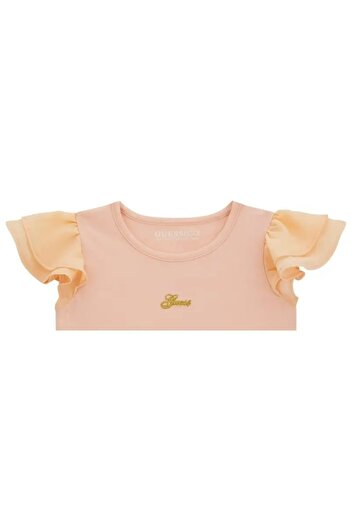Guess Chiffon Detailed Ss T-Shirt