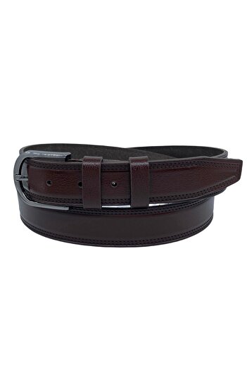 Süzer Deri 4 X Pieces 3.5 Cm 100% Genuine Real Buffalo Leather Belt Black, dark blue, brown,tosado