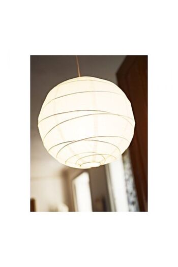 IKEA Regolit Lampshade White, 45 Cm, Paper Chandelier Head