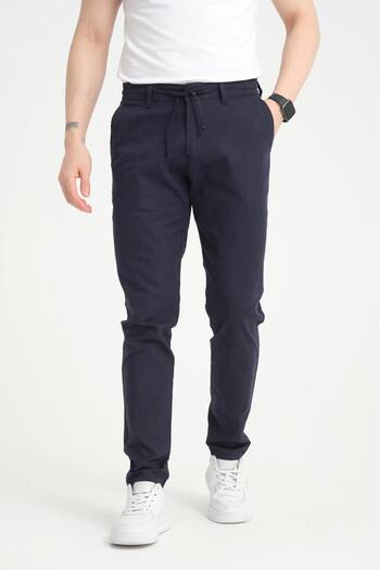 VAD Men's Trousers - Elastic, Lace-Up and Zippered Cotton