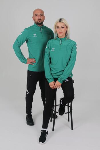 hummel Oregon Antrenman Eşofman Üstü Yeşil