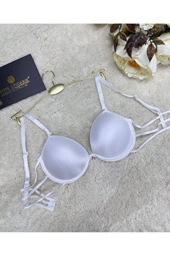 İntive Lingerie Le Jardin Valeria - Σουτιέν Micro Push-up με λεπτομέρειες από παγιέτες και πέτρα 7007