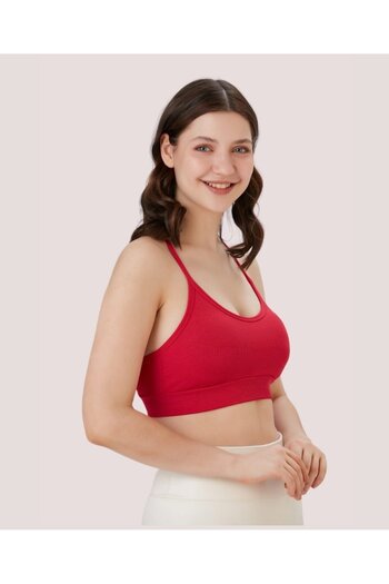 İntive Lingerie Corded U-Neck Aurafit Basic Bustier - Rope Strap Croptop 9027