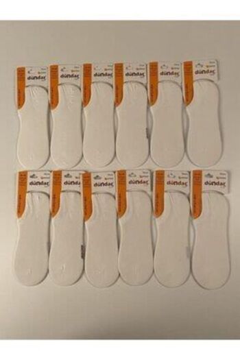 Dündar 6876 Seamless Thin Summer Modal 12 Pack Women's Sneaker Invisible White Booties Socks