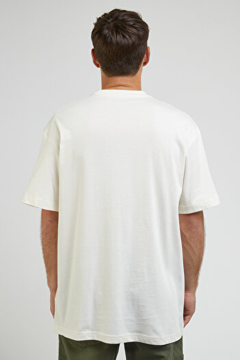 Lee Ecru Colored Loose Tee