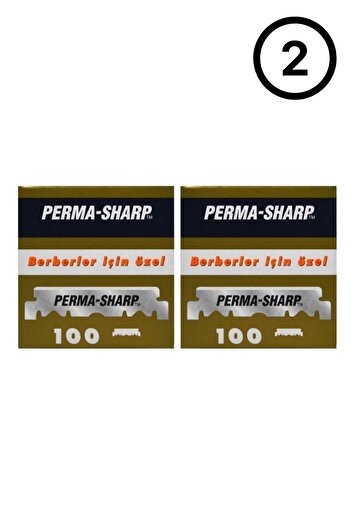 Permasharp Barber Razor 2 Pieces Eco Pack