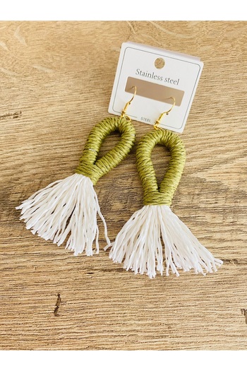 BAGS Summer Deal Dennis'M Handmade Tassel Earrings (Big)