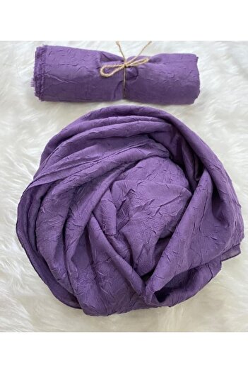 HAR-UM Ticaret Hijab Γυναικείο Μπαμπού Kraş Shawl Lilac