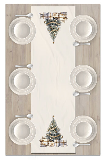 Bertille Home Новорічна серія - 140x40 см, цифровий друк, різдвяний бігунок