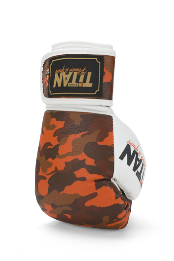 Titan Sport Red Model-2 Camouflage Boxing Gloves