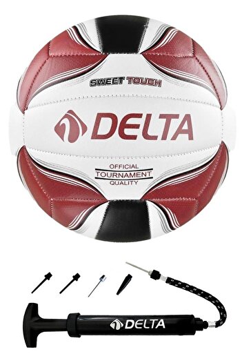 Delta Rivo Stitched Size 5 Volleyball Ball + Ball Pump
