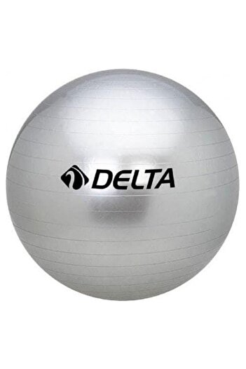 Delta 169 Cm - 65 Cm Silver Pilates Ball, Suitable for Those (No Pump)