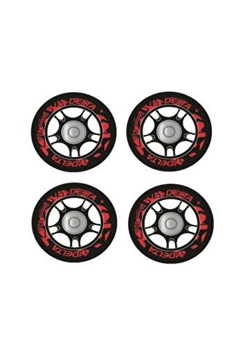 Delta 4 Pieces Deluxe Silicone Skate Wheels Set with Bearings