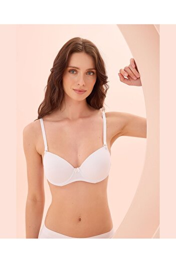 İntive Lingerie NBB Basic Легкий бюстгальтер з балеринами - Тен, Чорний, Білий - 3539