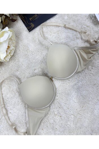İntive Lingerie Βασικό σουτιέν Le Jardin Fleur με Push-up και λεπτομέρεια αξεσουάρ 7055