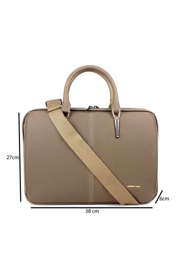 deri,se club Women's Mink 13-14 Inch Laptop and Briefcase - Hanging File Design