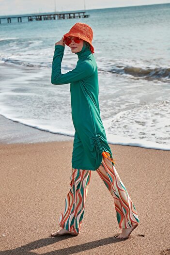 Marina Green Lycra Full Covered Hijab Swimsuit - M2493