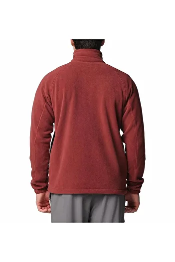 Columbia Ae3039 Fast Trek Ii Full Zip Fleece Dark Red