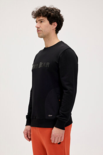 Bad Bear Marlow Siyah Erkek Sweatshirt