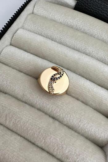 Modex Gold Color Parrot Figure Ring (Adjustable)