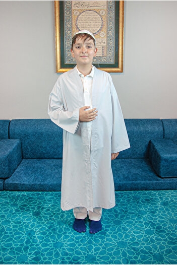 ihvanonline Boy's Gray Steam Collar Prayer Cube