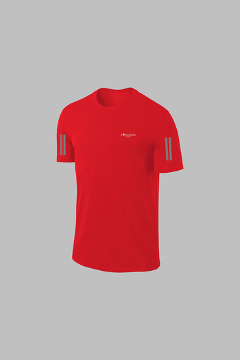POSEIDON STORM Men's Red Custom Supra Combed Cotton Training and Running Suit - Large Size 4XL-10XL