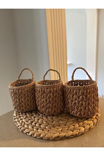 Desingadd 3-Piece Cactus Scissors Std Decorative Basket - Classic