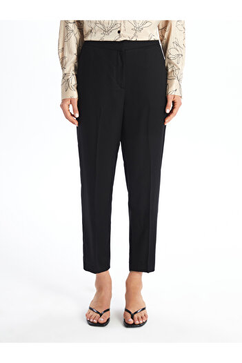 LC Waikiki Standard Fit Women's Trousers - Elastic Waist