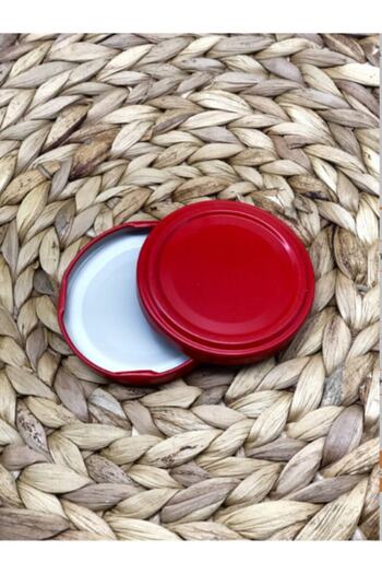 Multiamo Metal Red Canning Jar Lid 63 Mm