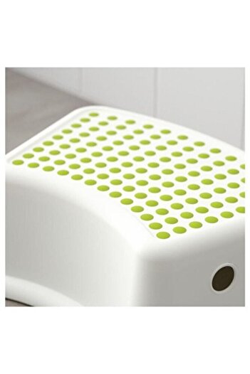 IKEA Çocuk Banyo Basamak Beyaz-yeşil