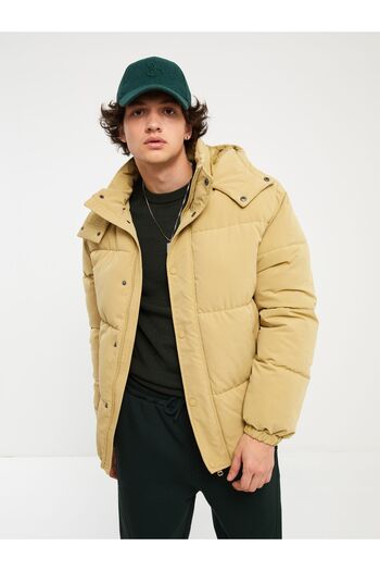 LC Waikiki Bequemer Herrenmantel mit Kapuze