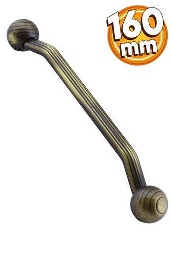 Badem10 Antique Yellow Knob Antique Metal Furniture - 160mm Kitchen Drawer Cabinet Handle