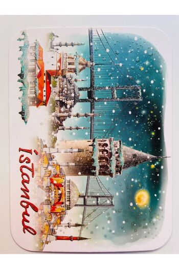 GALATA GIFT Istanbul Silvery, Postcard, Postcard, 16*11cm