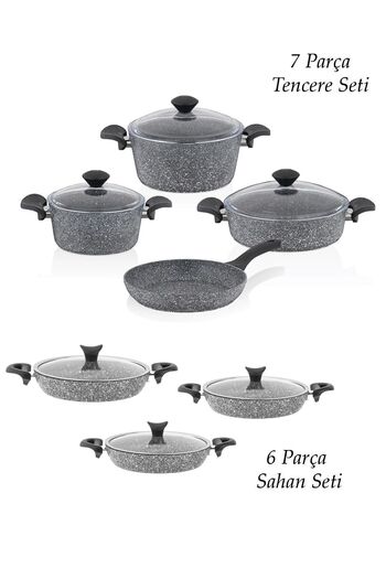 Taç Ultra Cook 13 Piece Pot and Sauce Set