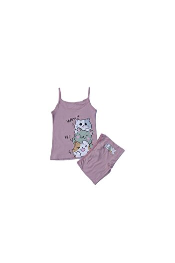 MrrMajestic 6 Lı Paket Kız Çocuk Boxer Atlet Takım