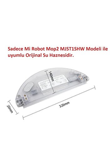 LİN GRUP Μοντέλο Mi Robot Mop 2 Lite - Δοχείο νερού και δεξαμενή νερού