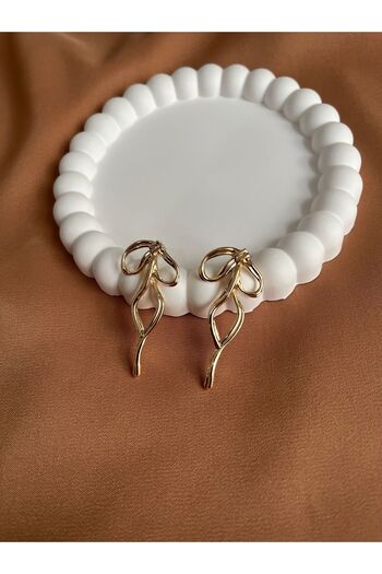 Alexis Carrel Women's Trend Bow Earrings 5cm